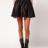 Asos Collection Asos Skater Skirt in Wet Look in Black - Lyst