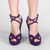 Bottega Veneta Plum Suede Shoe in Purple (plum/plum) - Lyst
