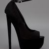 Giuseppe Zanotti Peep Toe Platform in Black - Lyst