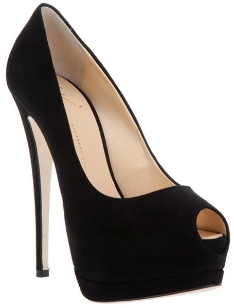 Giuseppe Zanotti Platform Pump in Black - Lyst