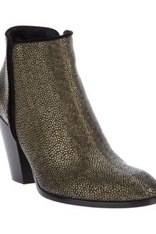 Giuseppe Zanotti Metallic Ankle Boot - Lyst