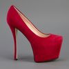 Giuseppe Zanotti Platform High Heeled Pump in Red - Lyst