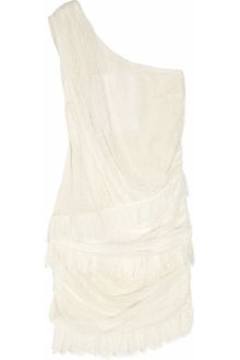 Jay Ahr One-Shoulder Lace Dress - Lyst