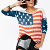 Nasty Gal Born in The Usa Knit in Blue - Lyst