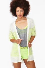 Nasty Gal Neon Knit Cardi
