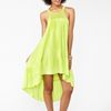 Nasty Gal Windsong Dress in Green (tan) - Lyst