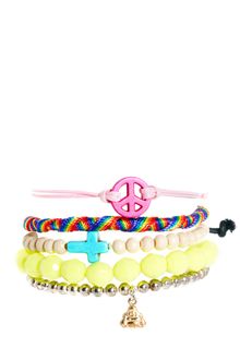 River Island Colourful Mixed Bracelet Pack - Lyst