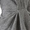 Thakoon V Neck Gathered Waist Top in Gray (grey) - Lyst