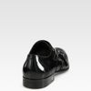 Versace Patent Leather Double Monk Strap in Black for Men - Lyst