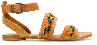 Zara Ethnic Vamp Shoe - Lyst