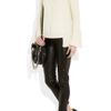 Alexander Mcqueen Paneled Leather Skinny Pants in Black - Lyst