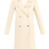 Balenciaga Le Corporate Doublebreasted Coat in Beige (cream) - Lyst