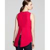 Bcbgmaxazria Tank Julianna Cascade Drape in Red (turkish rose) - Lyst