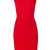 Blumarine Scarlet Red Fabric Pencil Dress in Red (scarlet) - Lyst