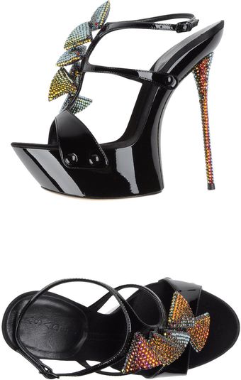 Casadei Platform Sandals - Lyst