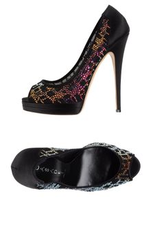 Casadei Pumps with Open Toe - Lyst