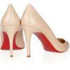 Christian Louboutin Pigalle 85 Patentleather Pumps in Beige (blush) - Lyst