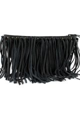 House Of Harlow Black Hayden Clutch