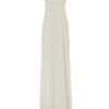 Jane Norman Maxi Prom Dress in White (cream) - Lyst