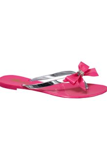 Jane Norman Bow Diamanté Jelly Sandals - Lyst