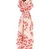 Lola Rose Leopard Heart Print Scarf in Beige (red) - Lyst