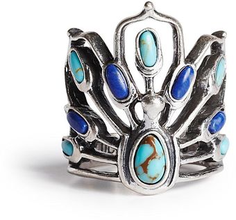 Lucky Brand Peacock Ring - Lyst