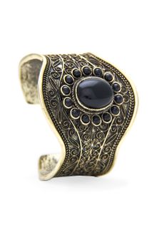 Mango Touch Engraved Stones Cuff - Lyst