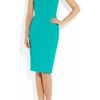 Michael Kors Stretch Woolcrepe Dress in Blue (turquoise) - Lyst
