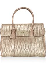 Mulberry Bayswater Snake effect Leather Bag