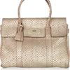 Mulberry Bayswater Snake effect Leather Bag in Animal (snake) - Lyst