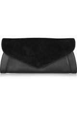 See By Chloé Anna Leather and Suede Clutch