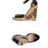 Valentino Wedge in Black - Lyst