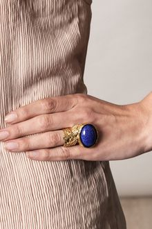 Yves Saint Laurent Arty Oval Ring - Lyst