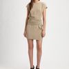 3.1 Phillip Lim Capsleeve Dress in Beige - Lyst
