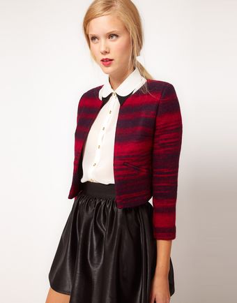 Asos Super Soft Cropped Jacket - Lyst