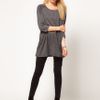 Asos Collection Asos Oversize Raglan Tshirt in Gray (grey) - Lyst