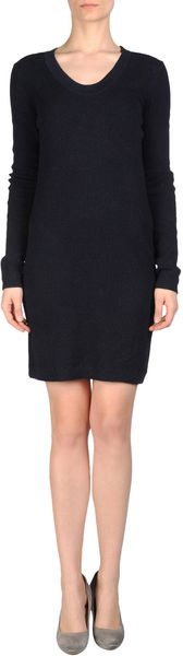 Balenciaga Short Dress in Blue - Lyst
