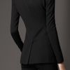 Burberry Tailored Wool Blend Jacket in Black - Lyst