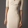 Burberry Crêpejersey Tailored Dress in Beige (trench) - Lyst
