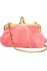 Christian Louboutin Lula Mini Suede Clutch