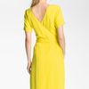 Diane Von Furstenberg Shannon Silk Wrap Dress in Yellow (acid lemon) - Lyst
