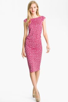 Diane Von Furstenberg Diane Von Furstenberg Gabi Draped Sheath Dress - Lyst