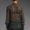 Elizabeth And James Wildflower Lara Blouse in Blue (gypsy blue) - Lyst