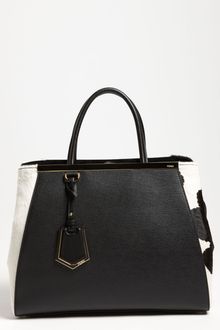 Fendi 2jours Calf Hair Leather Shopper - Lyst