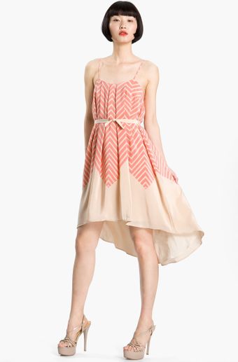 French Connection Ziggy Print Silk Dress - Lyst