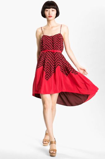 French Connection Ziggy Print Silk Dress - Lyst