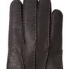 Gucci Exposedstitch Leather Gloves in Brown for Men - Lyst