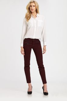 J Brand Zoey Triple Zip Skinny Jeans - Lyst