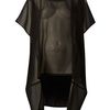 Label Lab Oversized Sheer Blouse in Black - Lyst