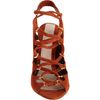 Narciso Rodriguez Lace Up Sandal in Brown (gold) - Lyst